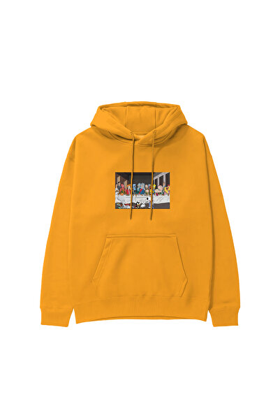 The Lucid Lab Champions Last Supper Hoodie - Orange