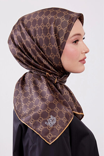 Levidor Crystal Scarf D6 Coffee Mustard