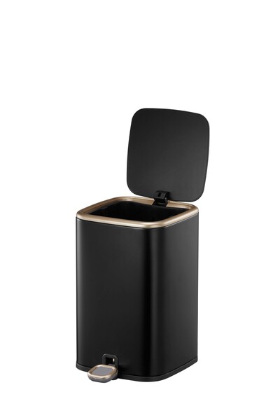 ORCHID EKO 9L CUBO STAINLES STEEL PEDAL BIN BLACK