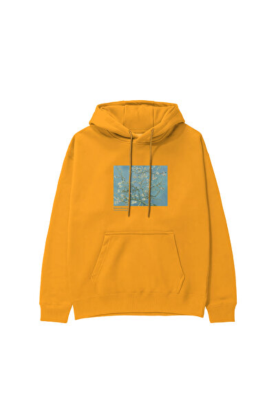 The Lucid Lab Almond Blossoms Hoodie - Orange