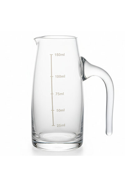 AKDC موزع كريستال سيرف الزجاجي الشفاف الصغير سعة 150 مل بمقبض زجاجي - صبّاب م...