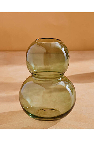 REDTAG Green Glass Decorative Vase