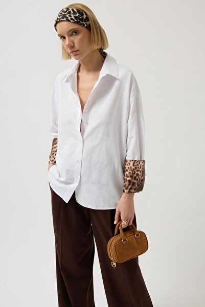 Hiccup Μπλούζα JANES μεγάλου μεγέθους με Ποπλίνα κουμπιά