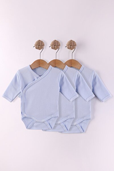 kidello بدلة زيبين زرقاء اللون بأكمام طويلة عضوية 100% من قماش قطن اقتصادي أس...