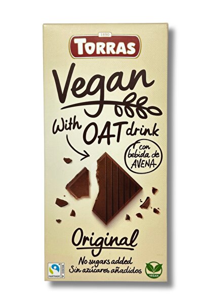 TORRAS Vegan Chocolate with Oat Milk,
