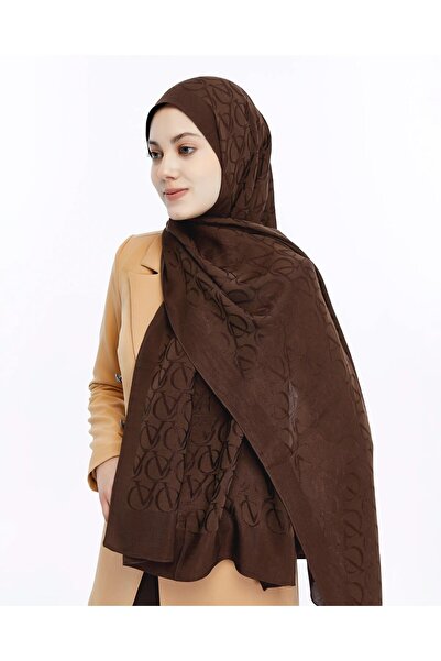 Valentino Orlandi Σάλι Alia - Με Σχέδιο Λογότυπου - Σοκολάτα