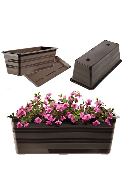 KADAX Balcony Box 40cm Flowerpot Flower Pot Stand Balcony Flower Stand