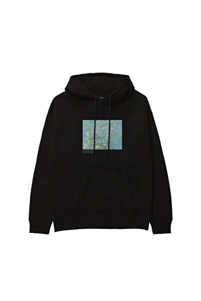 The Lucid Lab Almond Blossoms Hoodie - Black