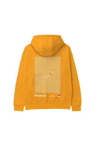 The Lucid Lab Circuit De Monaco Artwork Hoodie - Orange