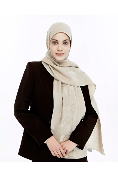 Valentino Orlandi Σάλι Alia - Νέο σχέδιο Damask - Ανοιχτόχρωμη πέτρα