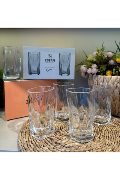 ZBERN 6 ‘ Lı Buruşuk Model Kokteyl Bardağı