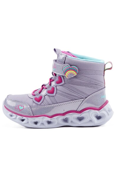 SKECHERS Lights-Sweet Styling Kids Sneaker Işıklı Bilekli Lastik Bağcıklı Cır...
