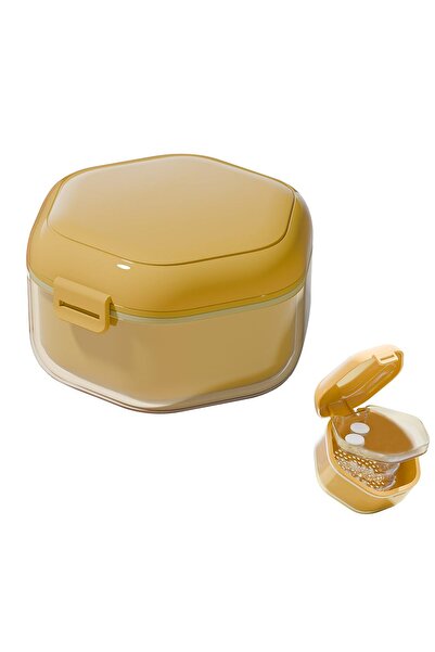 Arabest Tooth retainer cleaning box, transparent bracket, suitable for home|t...