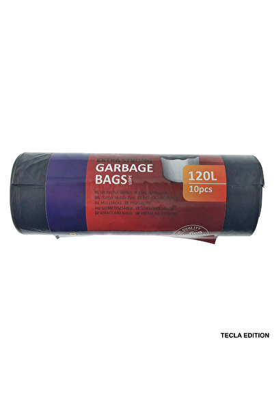 TECLA EDITION Set 10 Saci Menajeri 120L Super Rezistenti LDPE, curatenie in g...