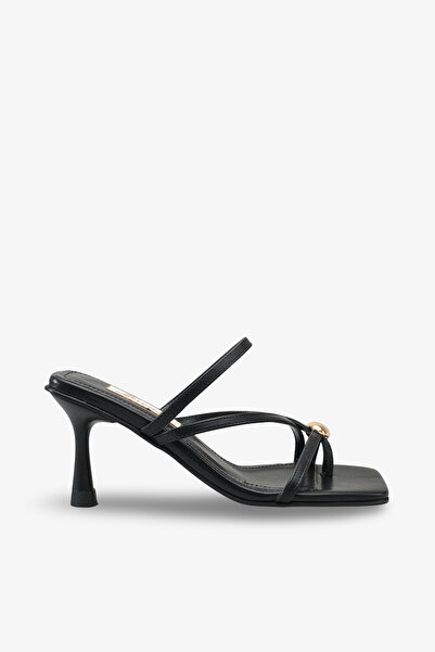 İNNABUTİKK Γυναικείες γόβες Masilas Παντόφλες - Μαύρες