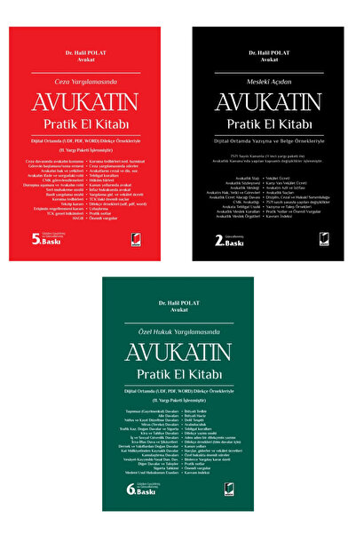 Adalet Yayınevi Mesleki Açıdan+Özel Hukuk Yargılamasında+Ceza Yargılamasında ...