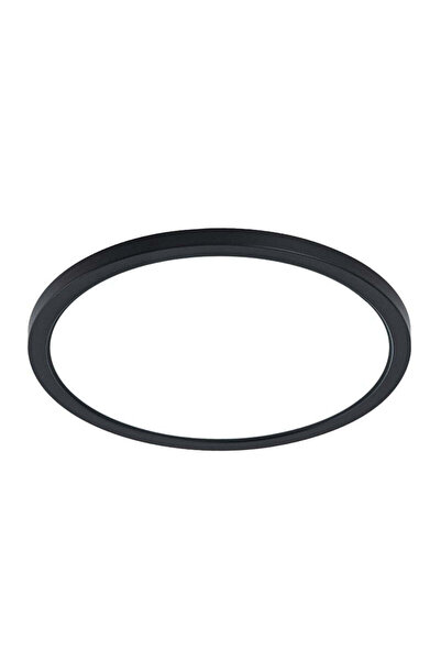 RFAN Lampă de tavan LED, rotundă, subțire, 32W, 3 tipuri de lumină, neagră