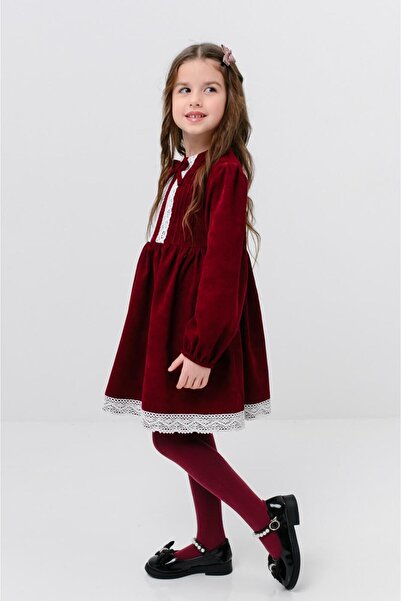 SUZIE Rochie Emilia Burgundy 8-9 ani