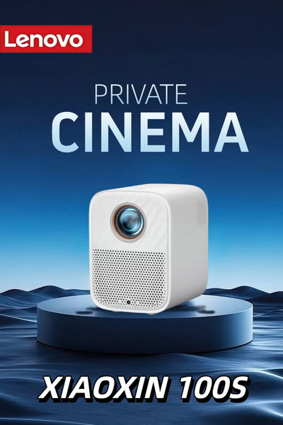 ZONBON جهاز عرض لينوفو شياوكسين 100S، بدقة 1080 بكسل، يدعم شبكة واي فاي 6 ثنا...