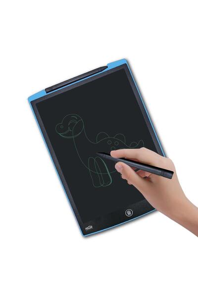 House Pratik HP45 Pilli LCD Ekran Elektronik Yazı Tahtası 12 İnç Mavi