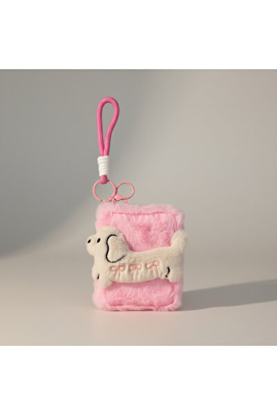 Louva 🦮 Sevimli Peluş Köpek Figürlü Kullanışlı Cüzdan Anahtarlık