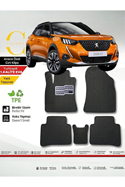 COLONY Peugeot 2008 (2019-2024) Benzinli/Dizel 1.Kalite Hücreli Premium Eva P...