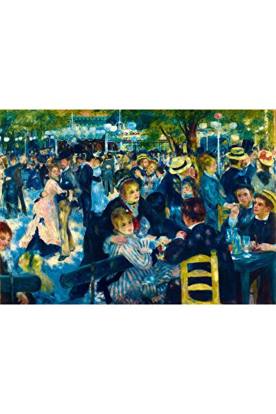 Bluebird Παζλ 1000 κομματιών - Ωγκύστ Ρενουάρ: Χορός στο Λε Μουλέν ντε λα Γκα...