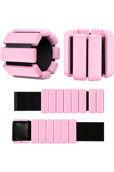 Generic Pilates Wrist & Ankle Weights for Women, Set of 2 Adjustable Ankle We...