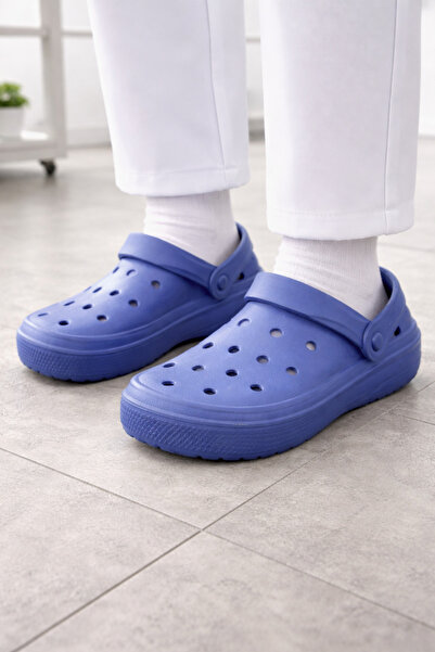 Bozkar Medikal Παντόφλες Ιατρικής Εργασίας Sabo Navy Blue για Νοσοκόμες, Γιατ...