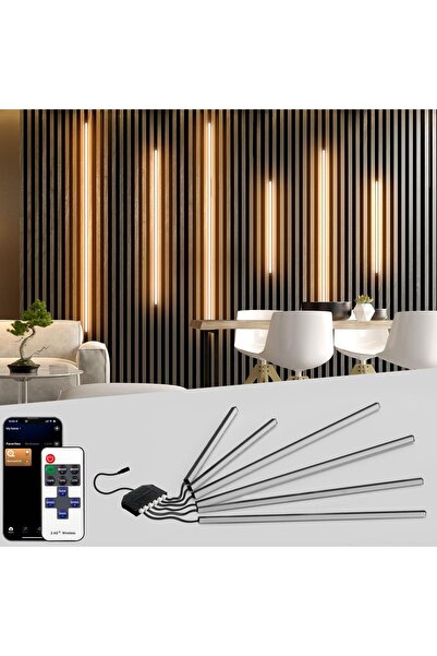 NO BRAND Black Smart Recessed Lighting for Acoustic Panel