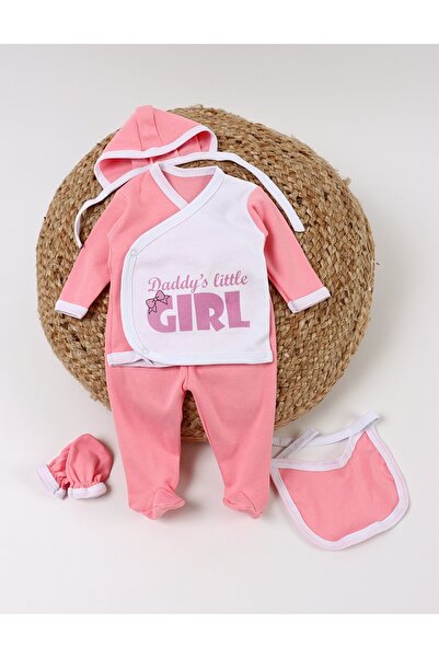 MiniKids 5-piece costume, Daddy's Little Girl, white-pink