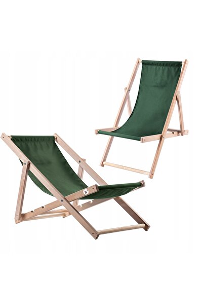 KADAX Șezlong pliabil din lemn pentru grădină, plajă, 2x lustruit, calitate î...