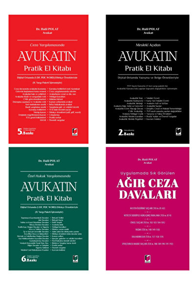 Adalet Yayınevi Mesleki AÇIDAN+Hukuk+Ceza Yargılamasında AVUKATIN EL KİTABI+A...