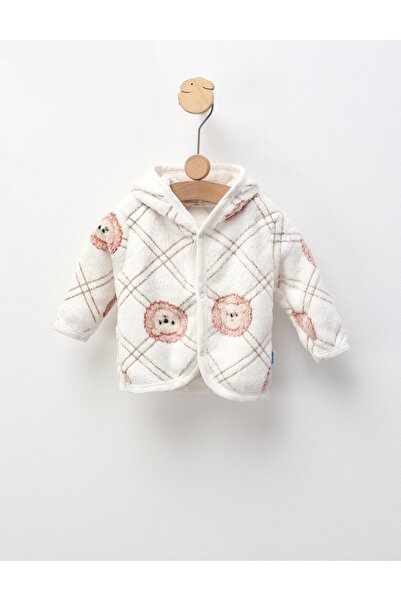 MiniKids Cocolino Lion sweatshirt, white