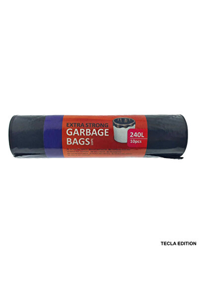 TECLA EDITION Set 10 Saci Menajeri 240L Super Rezistenti LDPE pentru deseuri,...
