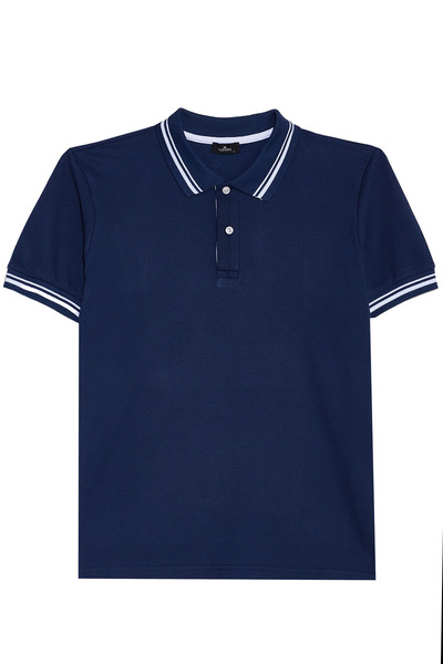 Tudors Ανδρικό μπλουζάκι εφαρμοστό Slim Fit 100% Βαμβάκι Plain με λαιμόκοψη Π...