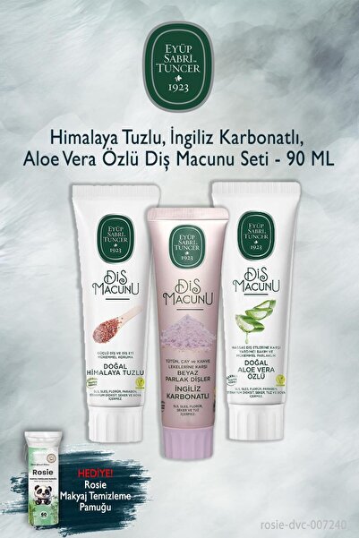 Eyüp Sabri Tuncer 3-Pack of 90 ml Himalaya, Carbonate, Aloe Vera Toothpaste, ...