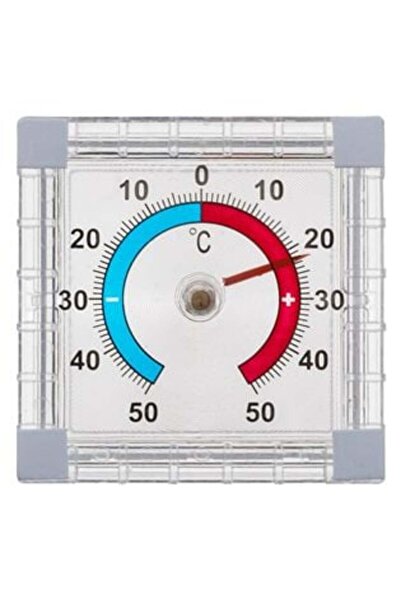OEMN Autocolant pătrat pentru termometru de perete 7,5 x 7,5 cm