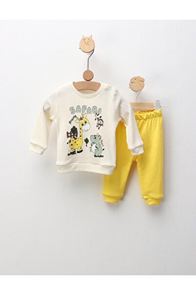 MiniKids Safari Zone outfit, white-yellow