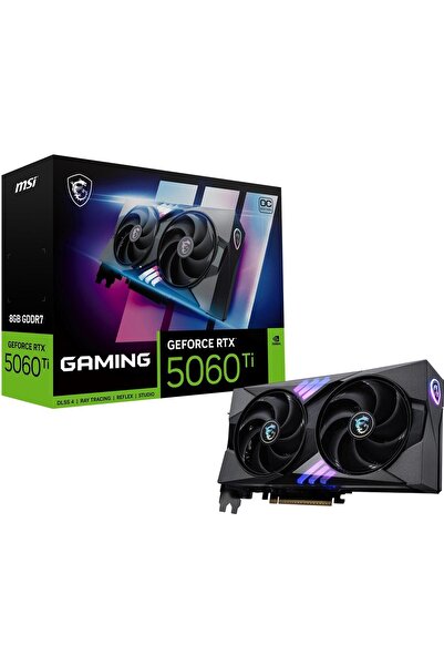 MSI GEFORCE RTX 5060 TI 8G 128BIT GAMING - GDDR7 128B DX12 PCIE 5.0 X16 (3XDP...