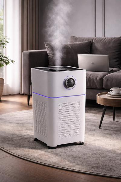 VOOKA 3 Fonksiyonlu Akıllı Hava Temizleyici Nemlendirici UV Sterilizasyon HEP...