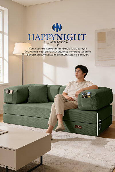 HAPPYNIGHT Jumbo Yüksek Aktivite Koltuğu | Oyun Koltuğu | Sünger Koltuk | Sin...