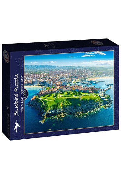 Bluebird Παζλ 1000 κομματιών - Θέα στη Γκιχόν - Αστούρια, Ισπανία (Bluebird-P...
