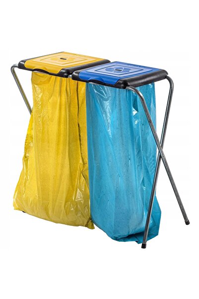 KADAX Stand Frame Bin for 2 x 120L Bags for Waste Sorting Colors