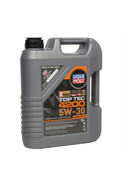 Liqui Moly Lique Moly 5W-30 Motor Yağı Tam Sentetik Top Tec 4200 5 Litre