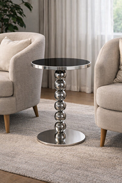 alkametal küreli yan sehpa