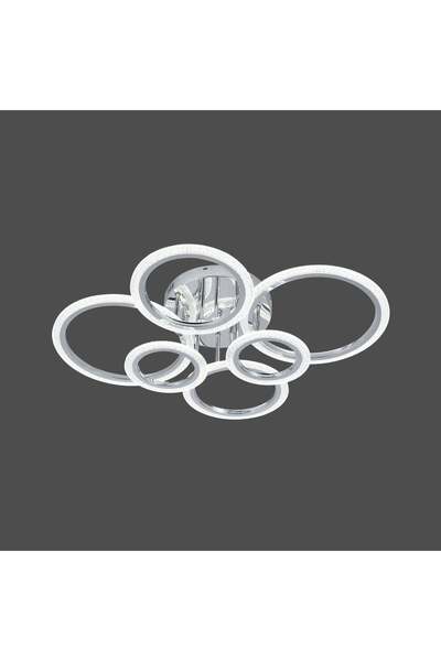 RFAN LED Chandelier, Model R9180/2+2+2, With Remote Control, 3 Light Types, 1...