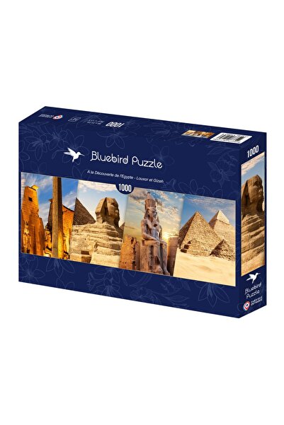 Bluebird Puzzle 1000 piese - Discover Egypt - Luxor and Giza (Bluebird-Puzzle...