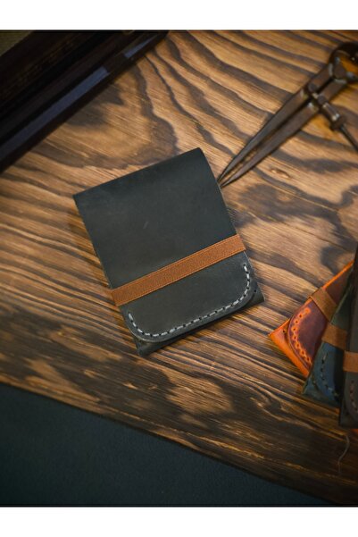 MY Leather Genuine Leather Cash Slim Thin K Card Holder Wallet