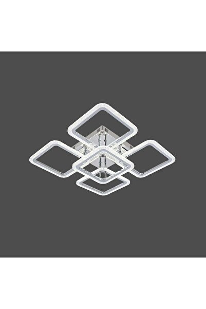 RFAN LED Chandelier, Model R9181/4+1, With Remote Control, 3 Light Types, 130...